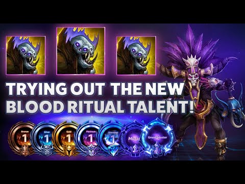 Nazeebo Gargantuan - TRYING THE NEW BLOOD RITUAL TALENT! - B2GM Season 7(Bronze 2)
