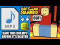 Save A Copy Of OOF Mp3 Before It S DELETED ROBLOX