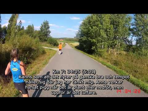 Norasjön Runt 2014 - 21,1 km (Löparperspektiv, lång)
