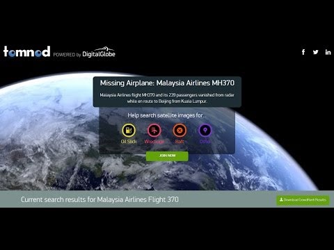 MH370: How to help by scanning satellite Tomnod imagery for missing flight