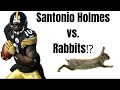 NFL Player Santonio Holmes Chased Rabbits To Get Faster