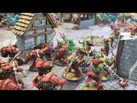 21. Seraphon vs Ironjawz Orruk Warclans: AoS Battle Report - The Siege of Excelsis Part Twenty-One