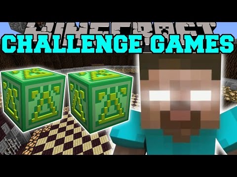 Minecraft: HEROBRINE FIGHT CHALLENGE GAMES - Lucky Block Mod - Modded Mini-Game
