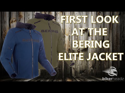 First look at the Bering Elite softshell waterproof motorcycle jacket 4K video | bikerheadz.co.uk