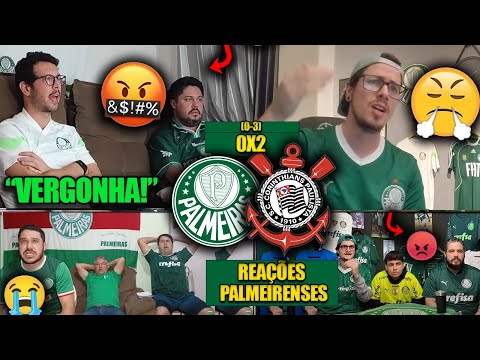 REAÇÕES dos PALMEIRENSES FURIOSOS - PALMEIRAS 0X2 CORINTHIANS - COPA DO BRASIL 2025 - REACT PARTE 2!