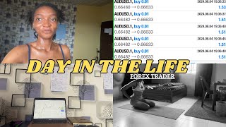 Day In The Life Developing Forex Trader| TRADING SMALL ACCOUNT