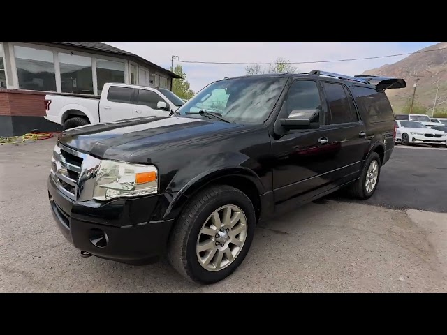 2014 FORD EXPEDITION EL SUV V8, FLEX FUEL, 5.4 LITER LIMITED SPORT UTILITY 4D