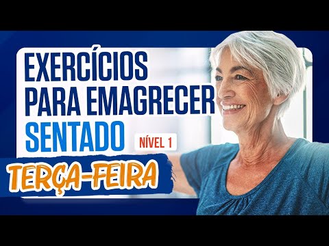 Easy Chair Gymnastics for Weight Loss - Tuesday - Seated Exercises for Seniors | Level 1