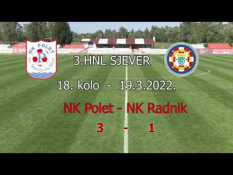 19/03/22 18.kolo 3.HNL-sjever NK Polet - NK Radnik 3:1
