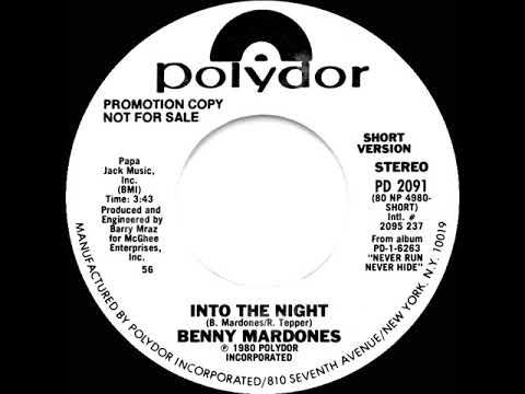 1980 Benny Mardones - Into The Night (stereo radio promo 45--short version)
