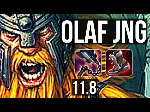 OLAF vs IVERN (JUNGLE) | 4/0/7, 400+ games | KR Master | v11.8