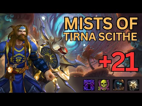Mythic+21 Mists of Tirna Scithe: Spiteful - Necrotic - Tyrannical - Encrypted