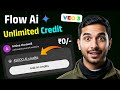 Flow Ai Unlimited Use Trick How To Use Flow Ai Unlimited Credit 100 Working Trick