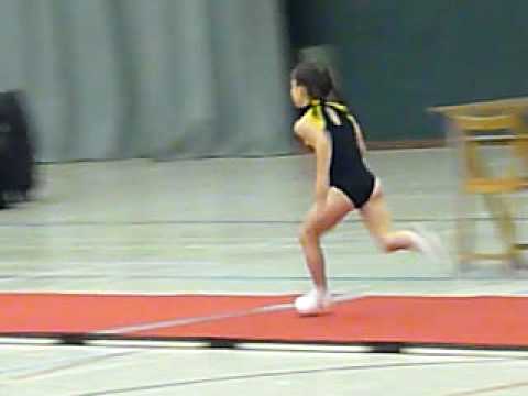 Campeonato gallego de trampolin 09 Melania Rodríguez doble-mini