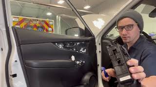 2014-2020 Nissan Rogue Front Door Trim Panel Removal ￼