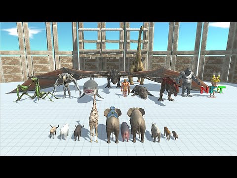 MODERN MAMMALS VS EVERY BOSS - Animal Revolt Battle Simulator
