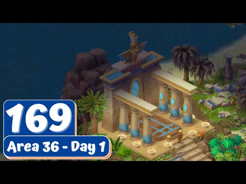 Gardenscapes - Part 169 - Area 36 - Day 1 - Gameplay