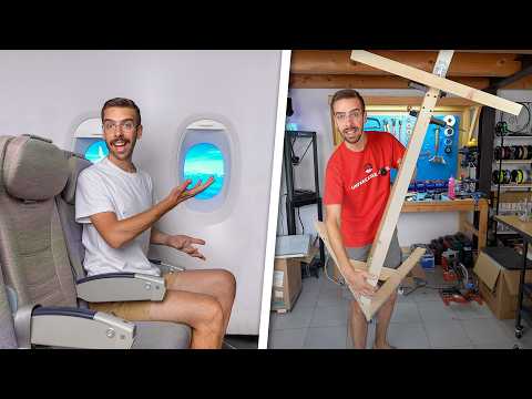 COSTRUISCO l'INTERNO di un AEREO...con LEGNO e un RASPBERRY! ✈️