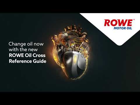  The new ROWE oil cross reference guide