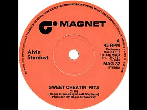 UK New Entry 1975 (161) Alvin Stardust - Sweet Cheatin' Rita