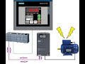 Mitsubishi VFD Control Via PROFIBUS By Siemens S7 1200 PLC Part 4 Visualization
