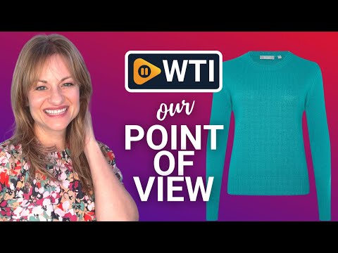 Style Republic 100% Pure Cashmere Long Sleeve Crew Neck Sweater for Women Medium Turquoise - WTI product video review