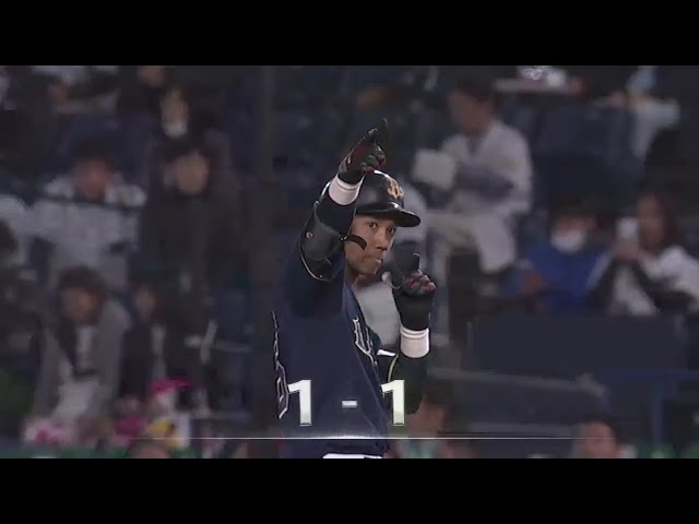 【6回表】たたみかけた!! バファローズ・宗の同点タイムリーヒット‼ 2018/4/18 M-Bs