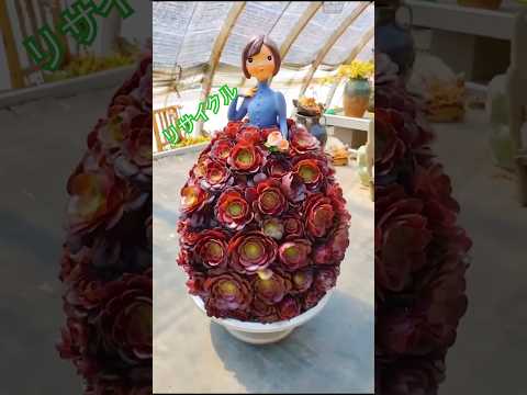 コンクリートブロックで作られた装飾的なアイデアリサイクルガーデンDIYプランター