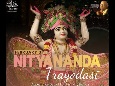 Nityananda Traiyodashi | Sringar Aarti Darshan | Guru Puja | 03–02-2023 | ISKCON Hyderabad