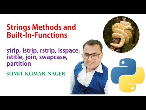 Python String Methods With Practical Example Part 2 String Built In Functions Hindi