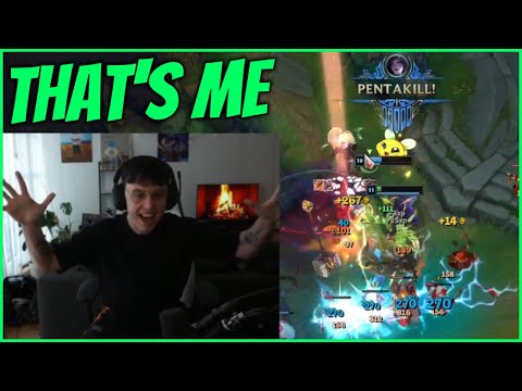 Caedrel Pentakill With Rekkles Support