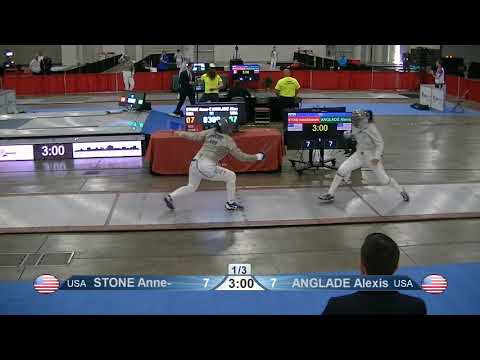 2019 Absolute Sabre World Cup Table of 32: Stone vs. Anglade