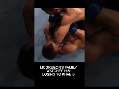 Mcgregor’s Family Got Their Faces Droped Watching Khabib To Beat Him 😧