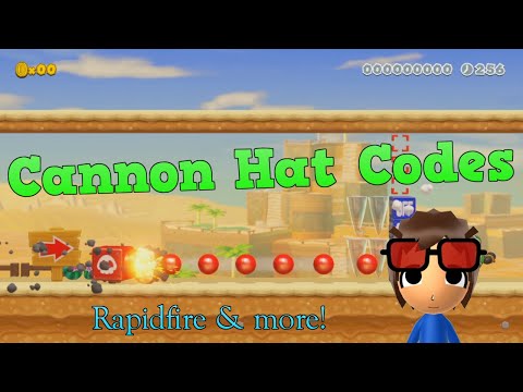 [SMM2] Cannon Hat Codes