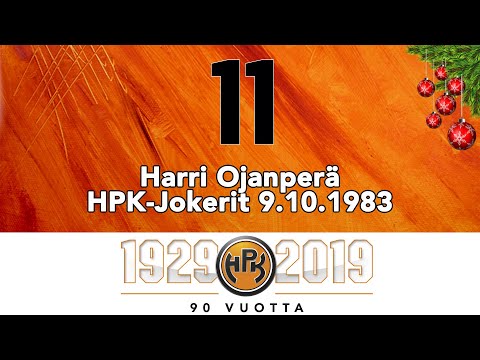 Joulukalenteri #11: Harri Ojanperä, HPK:n ensimmäinen SM-liigakausi