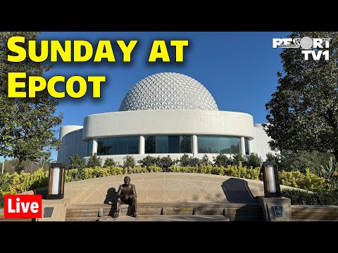 🔴Live: Sunday Morning at Epcot - Rides, Strolls & Shopping - Walt Disney World Live Stream