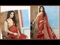 Hot Red Saree Saree Designs