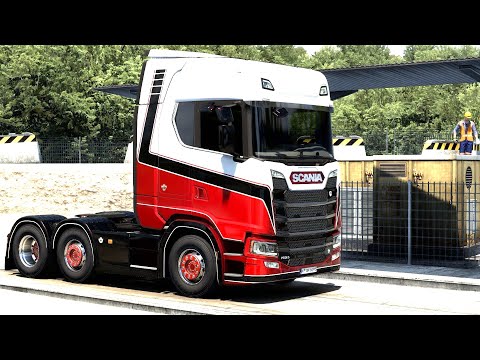 ETS 2 - New Generation Scania 730S Transporting Stone Dust from Ajaccio