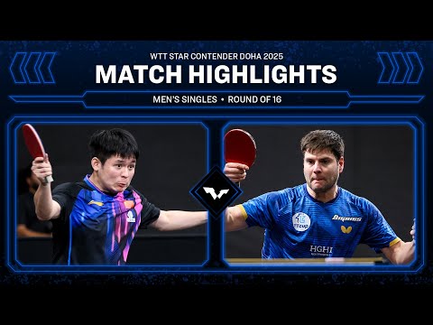 Lin Shidong vs Dimitrij Ovtcharov | MS R16 | WTT Star Contender Doha 2026