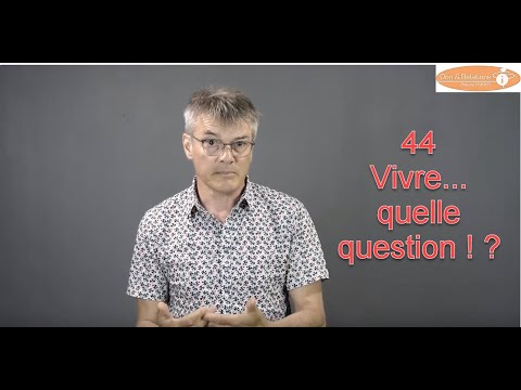 Nous sommes des êtres de relation, mais alors qu'est-ce que ça veut dire vivre…?!