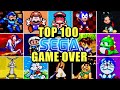 Top 100 Sega Genesis Mega Drive GAME OVER Screens