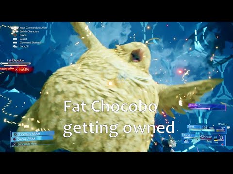 Defeating Fat Chocobo EASY METHOD | FINAL FANTASY 7 REMAKE