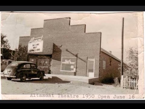 Rare look inside an old movie theater.