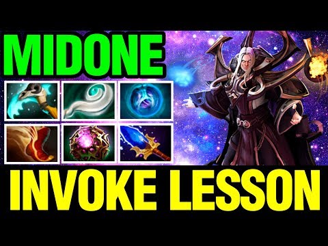Invoke Lessons With Midone Boss - invoker - Dota 2