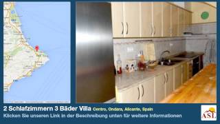 preview picture of video '2 Schlafzimmern 3 Bäder Villa zu verkaufen in Centro, Ondara, Alicante, Spain'