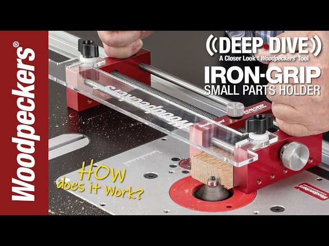 WoodPeckers Iron-Grip Small Parts Holder / IJzeren Griphouder voor