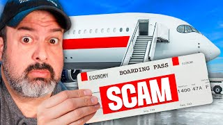 This Airline Ticket Scam is so good! You don't even realise you were scammed