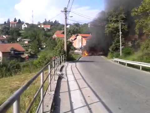U Ripnju izgoreo autobus na liniji 405!
