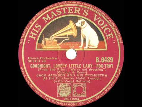 1934 Jack Jackson - Goodnight, Lovely Little Lady (with vocal trio)
