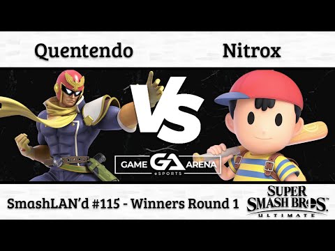 SmashLAN'd 115: Quentendo (Captain Falcon) vs. Nitrox (Ness) - Winners Round 1